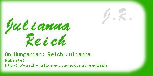 julianna reich business card